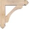 Ekena Millwork Legacy Arts and Crafts Smooth Bracket w/ Offset Brace, Douglas Fir, 5 1/2"W x 20"D x 20"H BKT0604X20X20LEC03SDF - alternate 3